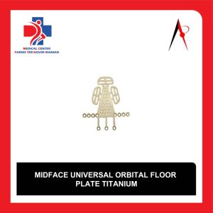 پلاک تیتانیوم کف اربیتال MIDFACE UNIVERSAL ORBITAL FLOOR PLATE