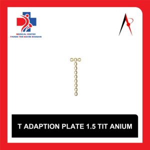 پلاک تی شکل متناسب شونده تیتانیومی T Adaption Plate 1.5 سیستم ارتوپدی AR