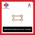 پلاک مدیوم مستطیلی تیتانیوم (Medium Rectangular Plate Titanium) ارتوپدی و فک و صورت