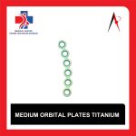 پلیت کاسه چشم مدیوم تیتانیوم (Medium Orbital Plates Titanium) تخصصی جراحی فک و صورت