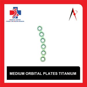پلیت کاسه چشم مدیوم تیتانیوم (Medium Orbital Plates Titanium) تخصصی جراحی فک و صورت