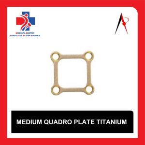 پلاک ارتوپدی کوادرو تیتانیوم متوسط Medium Quadro Plate Titanium