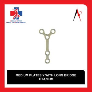 پلاک تیتانیوم Y مدیوم با پل بلند MEDIUM PLATES Y WITH LONG BRIDGE