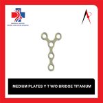 پلاک ارتوپدی Y شکل تیتانیومی بدون پل (Medium Plates Y W/O Bridge Titanium)