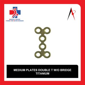 پلاک مدیوم دبل تی بدون پل تیتانیوم (Medium Plates Double T W/O Bridge)