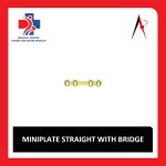 مینی پلاک مستقیم پل دار (Miniplate Straight with Bridge) جراحی فک و صورت