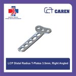 پلاک تی شکل دیستال رادیوس LCP برند Caren سایز 3.5 میلی‌متر (Right Angled)