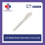 پلاک لاکینگ مدیال دیستال تیبیا ۳.۵ میلی‌متر Caren (سمت چپ) | LCP Medial Distal Tibia Plate