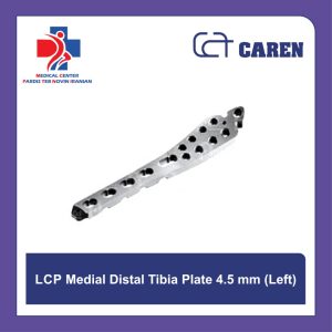 پلاک LCP دیستال تیبیا مدیال 4.5 میلی‌متری کارن (چپ) | پردیس طب نوین ایرانیان