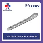 پلاک پروکسیمال فمور LCP سایز 4.5 میلی‌متر (چپ) برند Caren