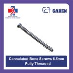 پیچ کانوله ارتوپدی 6.5 میلی‌متر کارن (CAREN) مدل تمام رزوه (Fully Threaded) | پردیس طب نوین ایرانیان