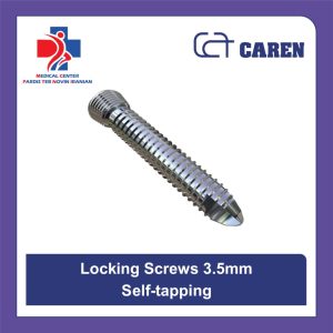 پیچ لاکینگ ۳.۵ میلی‌متری خودکار مانیتورینگ Locking Screw 3.5mm برند CAREN (مدل Self-tapping)