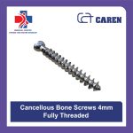 پیچ استخوان کنسلوس 4 میلی‌متر تمام رزوه (Fully Threaded) برند کارن