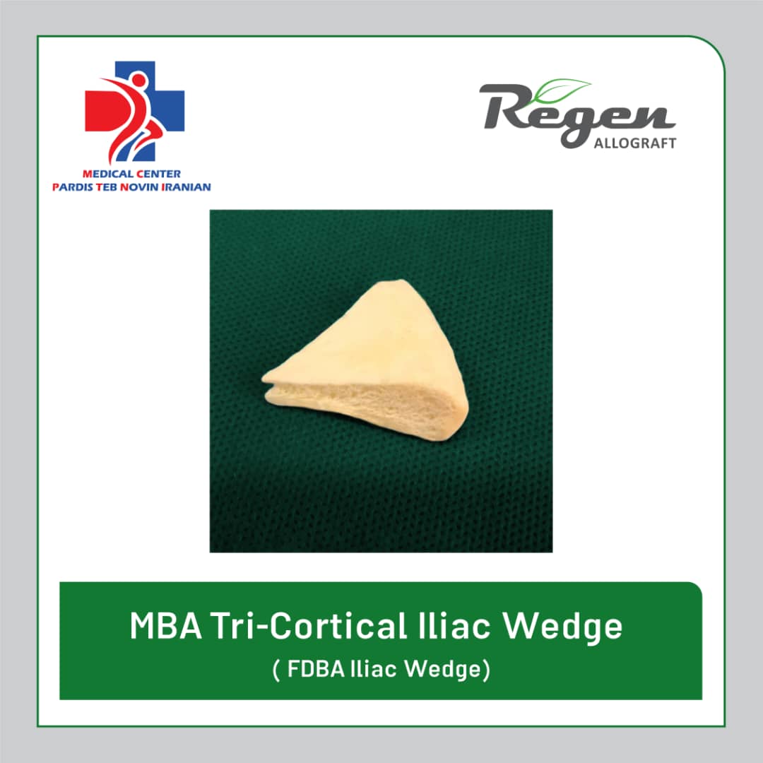 آلوگرافت گوه ایلییاک سه کورتیکال (Tri-Cortical Iliac Wedge) برند Regen
